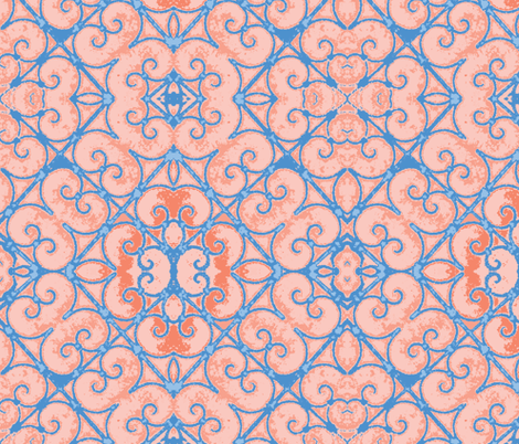 Spanish Gate-3 fabric by susaninparis on Spoonflower - custom fabric