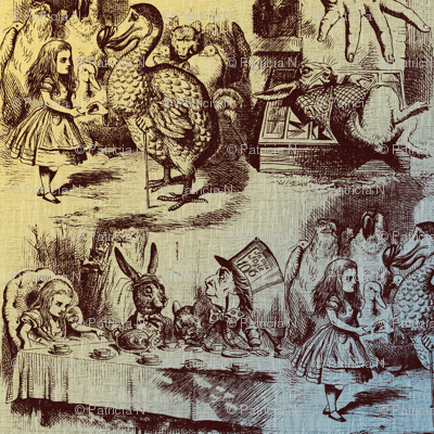 Alice in Wonderland Collage