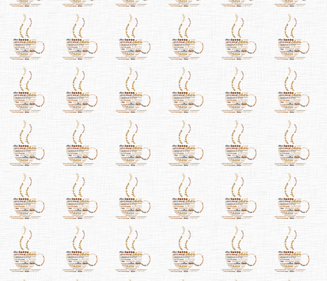 Morning Coffee fabric by pencreations on Spoonflower - custom fabric