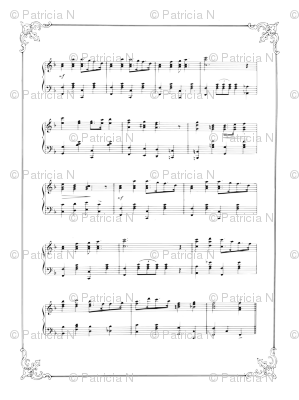 Vintage Music Sheet