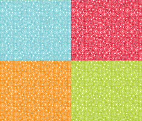 Periodic Shells FQ Assortment fabric by robyriker on Spoonflower - custom fabric