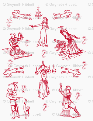 Cluedo red