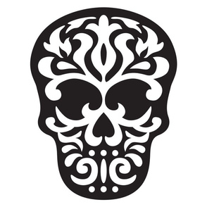Skull Damask 