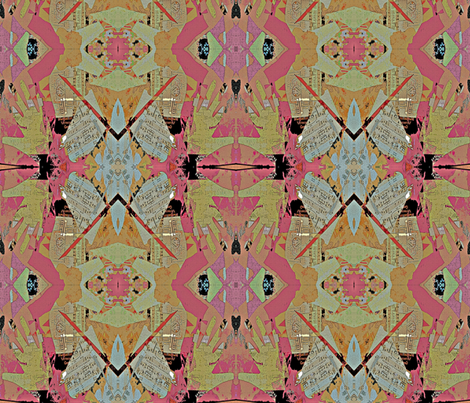Hidden Faces fabric by anniedeb on Spoonflower - custom fabric