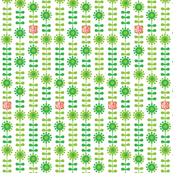 Ox Year Flowers - Green