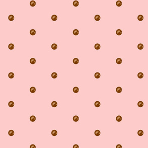 Chocolate Drops on Pink Lemonade