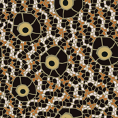 snake eye mosaic brown