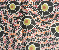 snake eye mosaic black