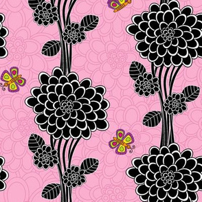Flowered tree in pink.