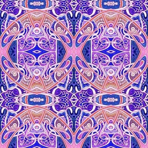 With Three You Get Eggrolls (oriental feeling abstract circles)