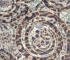 snake mosaic faded