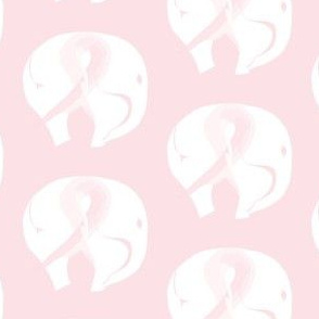 StarrElephant with her Pink Ribbon
