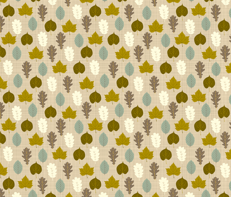 autumn_leaves fabric by kaeselotti on Spoonflower - custom fabric