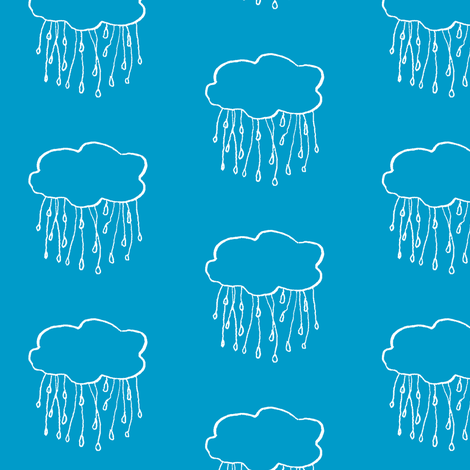 rain cloud sea fabric by gollybard on Spoonflower - custom fabric