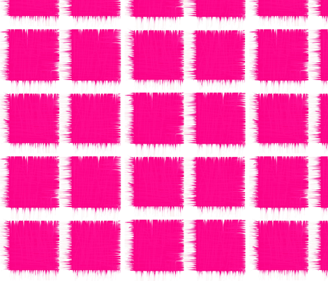 hot fuchsia ikat fabric by laurl on Spoonflower - custom fabric