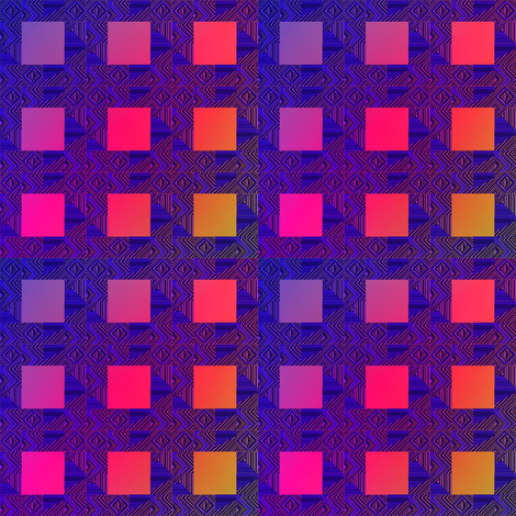 lighted windows fabric by y-knot_designs on Spoonflower - custom fabric