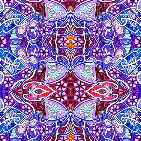 Totally Nouveau Spring (first version) fabric by edsel2084 on Spoonflower - custom fabric