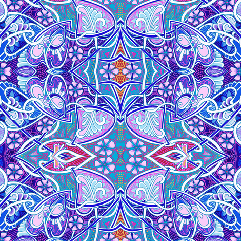 Totally Nouveau Spring (second version) fabric by edsel2084 on Spoonflower - custom fabric
