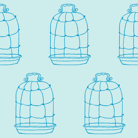 birdcage sky fabric by gollybard on Spoonflower - custom fabric