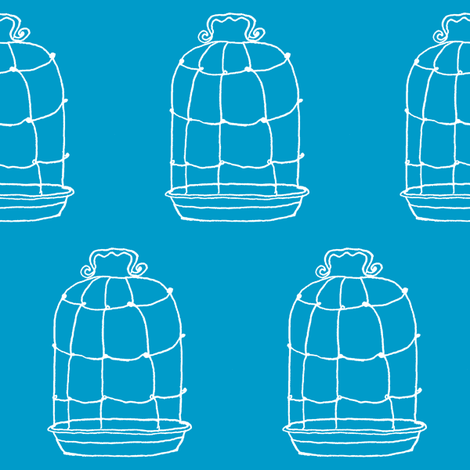 birdcage sea fabric by gollybard on Spoonflower - custom fabric