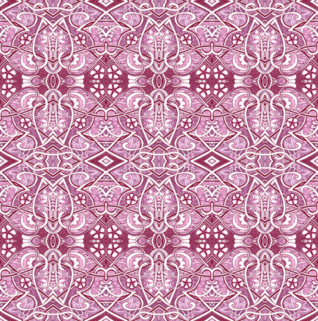 Mistress Mary, Quite Contrary, How Do Your Tulips Grow fabric by edsel2084 on Spoonflower - custom fabric