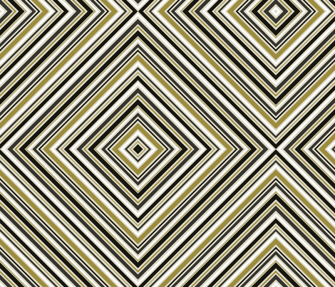 Golden Girl Diamond Large Print fabric by mag-o on Spoonflower - custom fabric