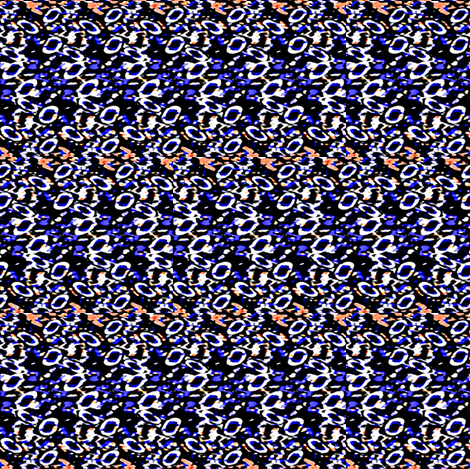 red with blue dots fabric by dk_designs on Spoonflower - custom fabric