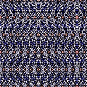 red blue flower
