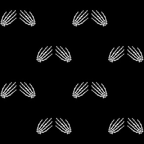 skeleton hands