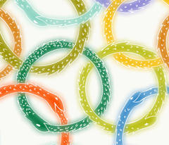 Ouroboros chain white