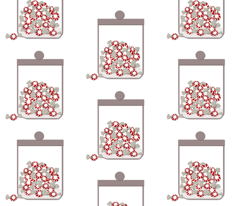 A jar of peppermints