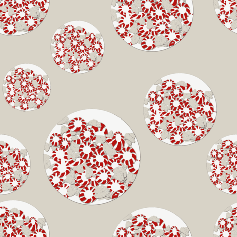 Peppermint polka dots