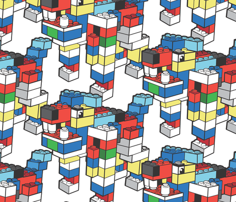 Block Hounds fabric by jto on Spoonflower - custom fabric