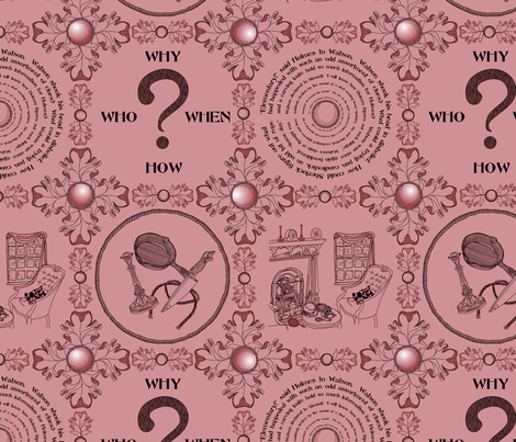 It's a mystery!!!!!!!!!!!!!-Rampage Red fabric by glimmericks on Spoonflower - custom fabric