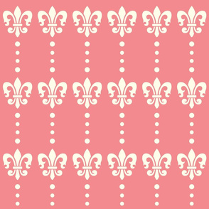 Fleur de lis Dots