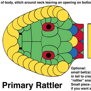 Primary Rattler - large cut and sew kit
