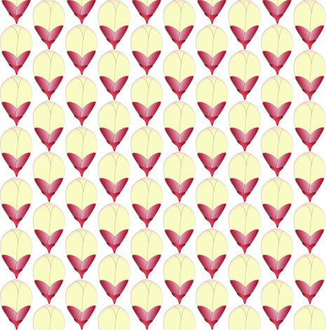Sugarbush Buds All in a Row fabric by yomarie on Spoonflower - custom fabric