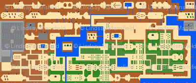 Zelda Map - Legend of Zelda