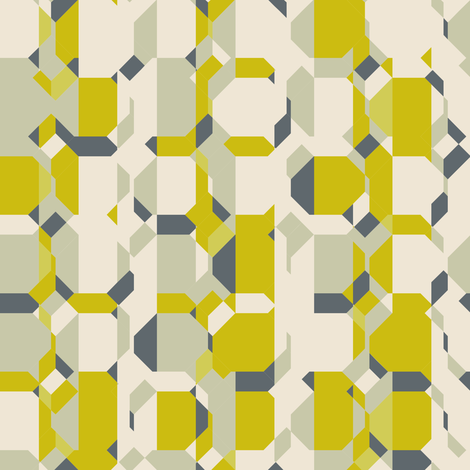 Offset Octagons fabric by candyjoyce on Spoonflower - custom fabric