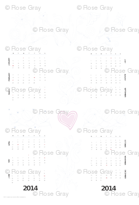 2014 Jacobean DIY Embroidery Calendar