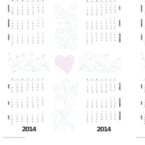 2014 Jacobean DIY Embroidery Calendar
