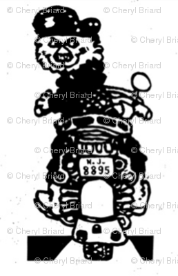Motorcycle Cat