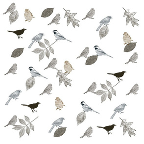 Birds and Leaves