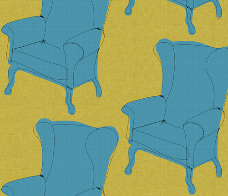 chairs fabric by mummysam on Spoonflower - custom fabric