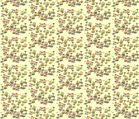 mushrooms fabric by krs_expressions on Spoonflower - custom fabric