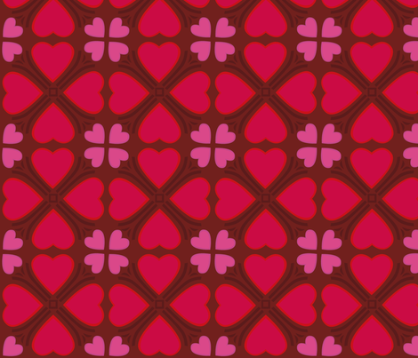 wild_heart2 fabric by antoniamanda on Spoonflower - custom fabric
