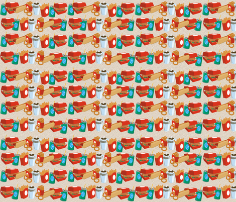 fast food fabric by krs_expressions on Spoonflower - custom fabric
