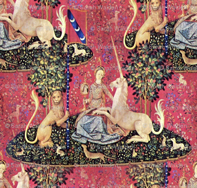 The Lady & The Unicorn Tapestry ~ Medium