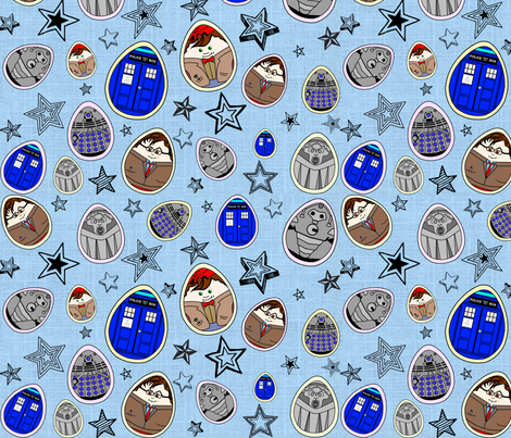 Who Nursery fabric by marchhare on Spoonflower - custom fabric