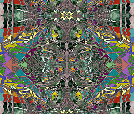 Sunset fabric by whimzwhirled on Spoonflower - custom fabric